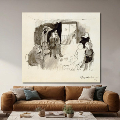 Sanatorio Walter Kurt Wiemken wkw15 quadro stampato su tela