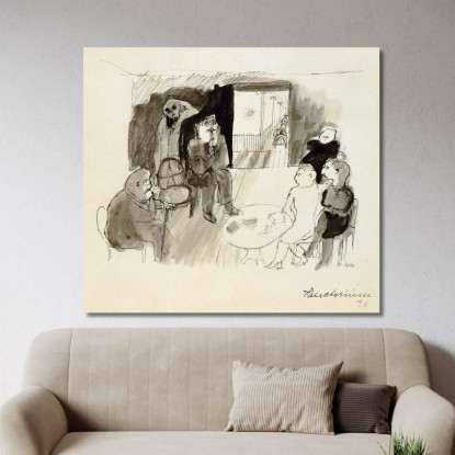 Sanatorio Walter Kurt Wiemken wkw15 quadro stampato su tela