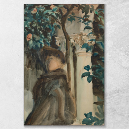 La Signora Gardner A Fenway Court John Singer Sargent jss190 quadro stampato su tela
