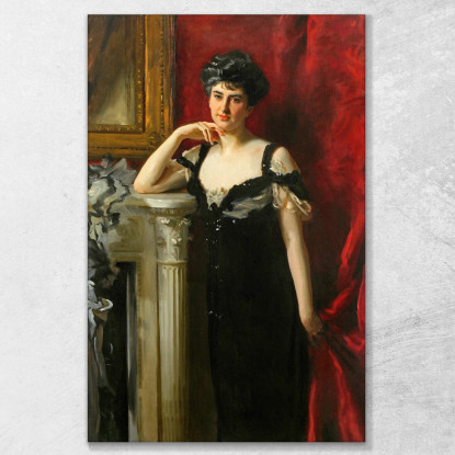 La Signora John C. Tomlinson John Singer Sargent jss196 quadro stampato su tela