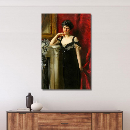 La Signora John C. Tomlinson John Singer Sargent jss196 quadro stampato su tela