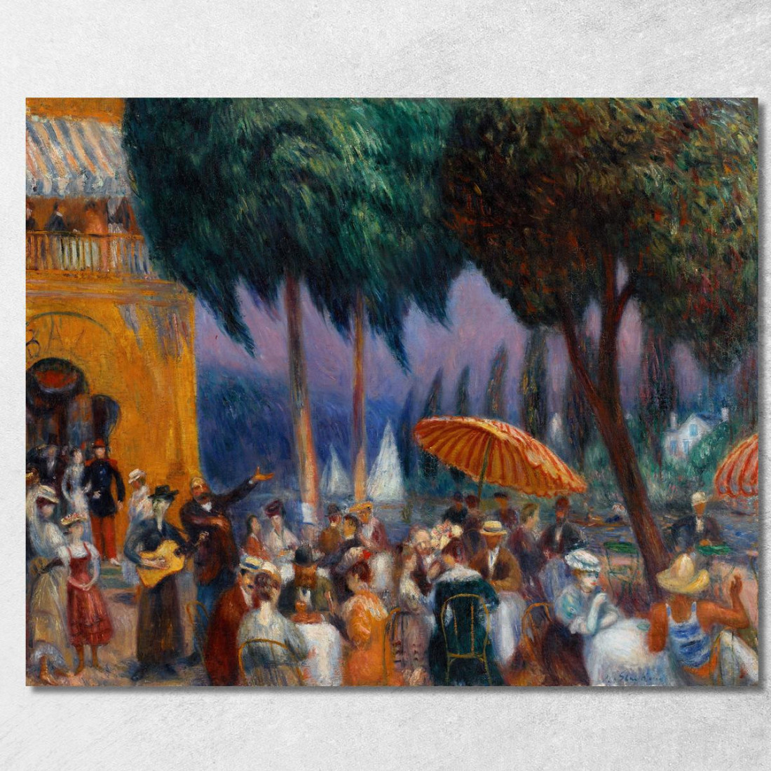 Domenica Sulla Marna William James Glackens wjg50 quadro stampato su tela