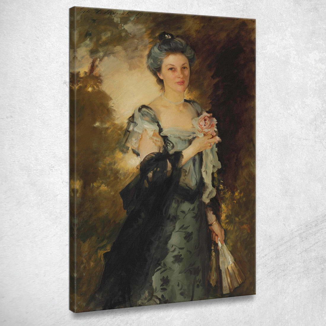 Sig.Ra William Crowninshield Endicott Jr. John Singer Sargent jss199 quadro stampato su tela
