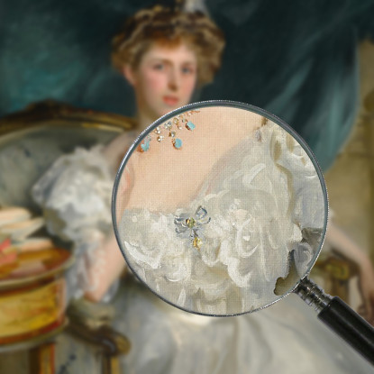 La Signora William George Raphael John Singer Sargent jss200 quadro stampato su tela