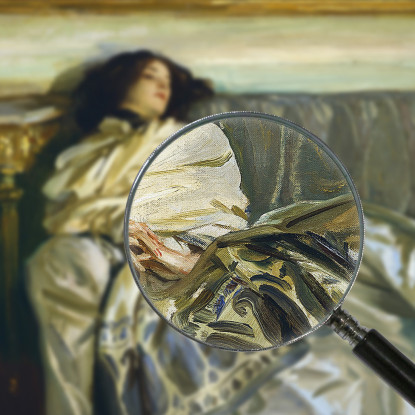 Riposo Di Nonchaloir John Singer Sargent jss203 quadro stampato su tela
