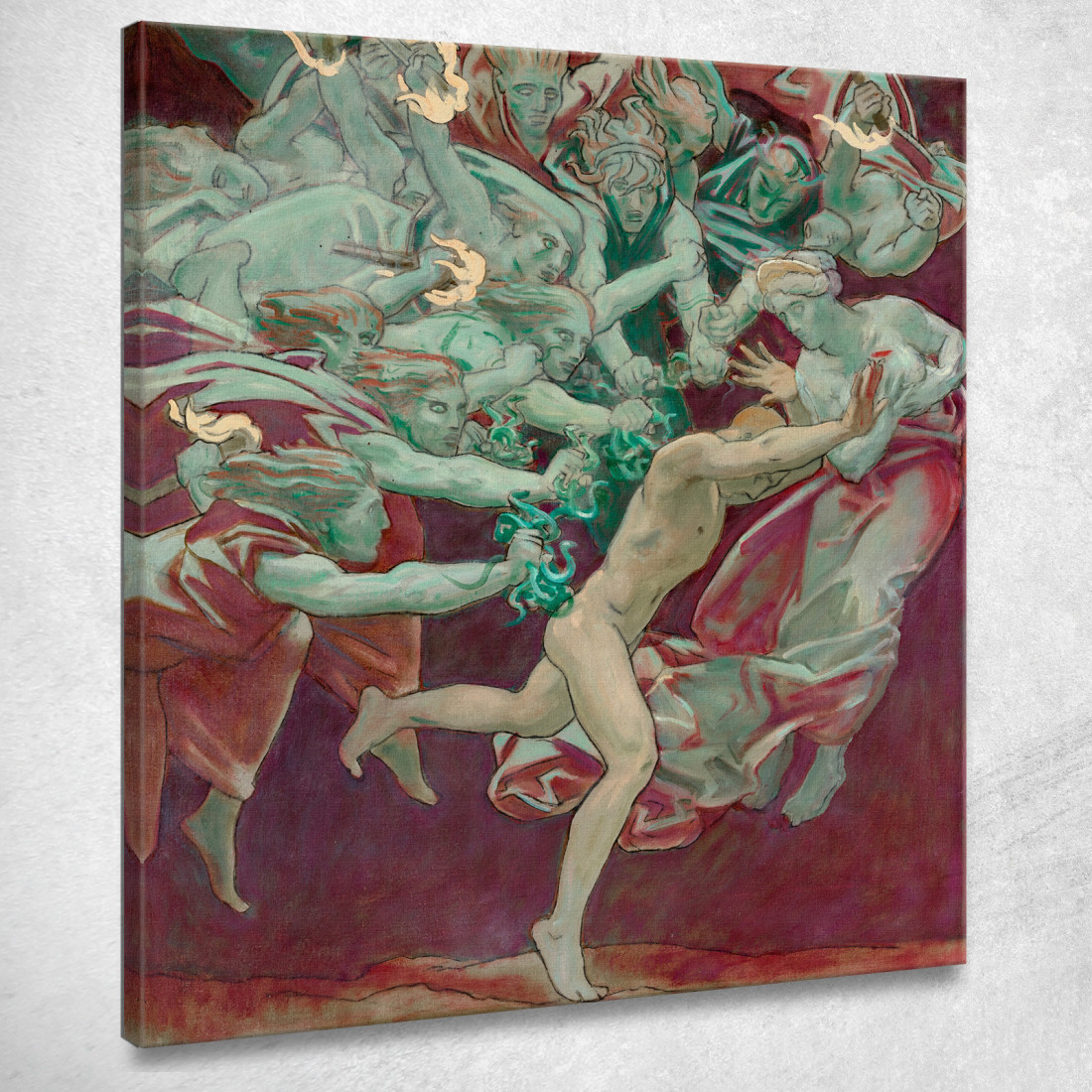 Oreste E Le Furie John Singer Sargent jss209 quadro stampato su tela