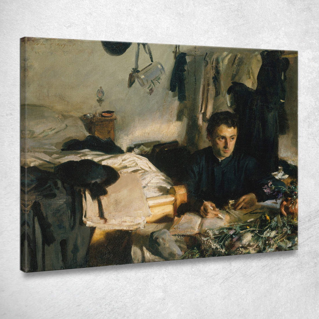 Padre Sebastiano John Singer Sargent jss211 quadro stampato su tela