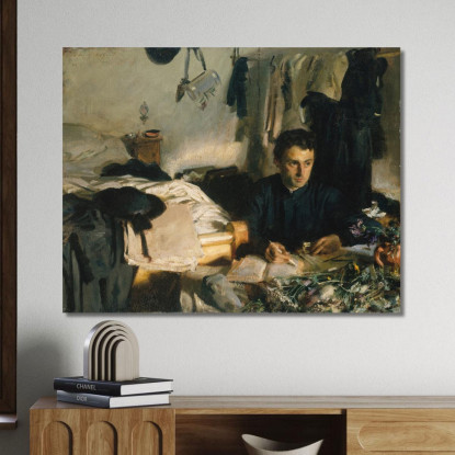 Padre Sebastiano John Singer Sargent jss211 quadro stampato su tela