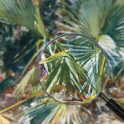 Palmetto John Singer Sargent jss212 quadro stampato su tela