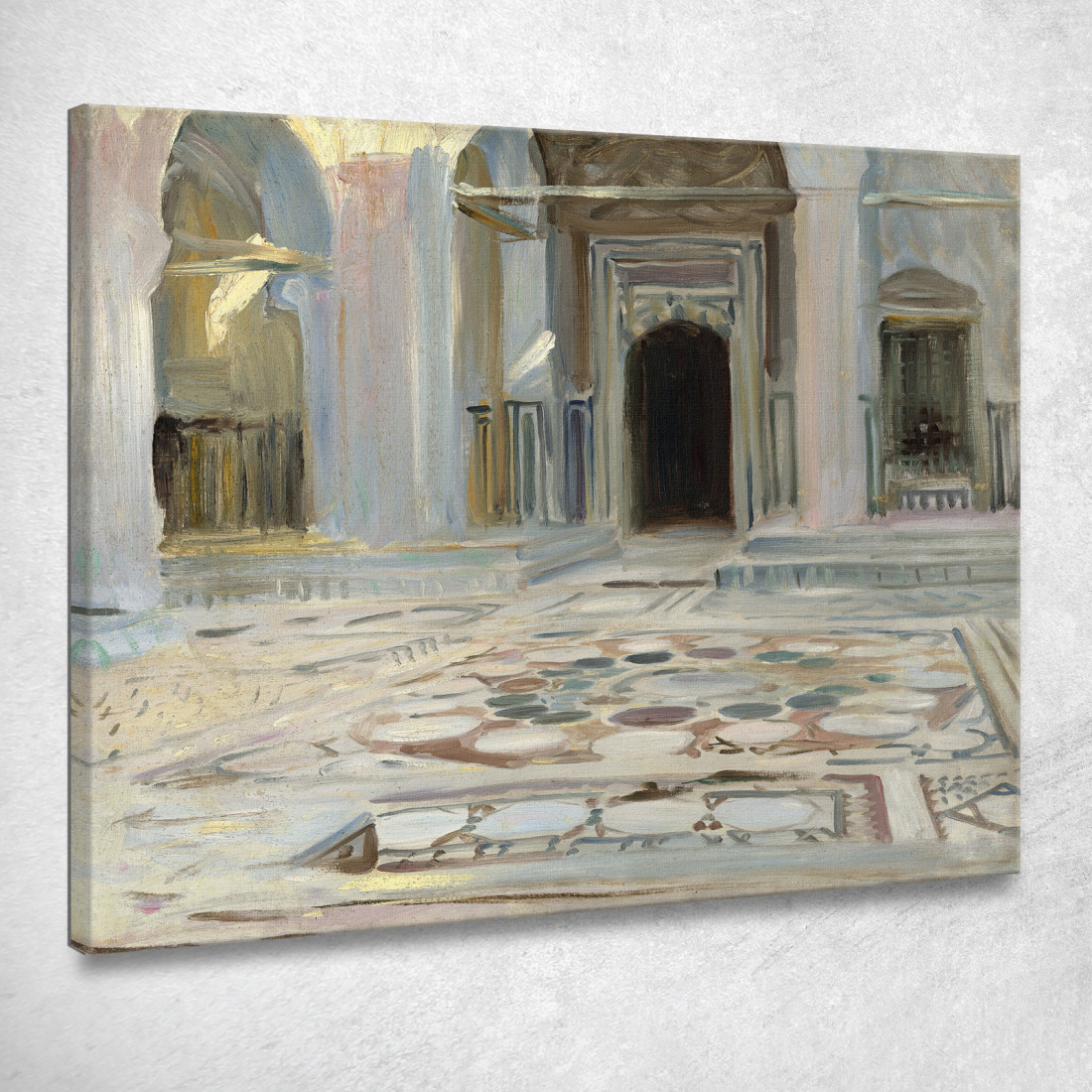 Marciapiede John Singer Sargent jss213 quadro stampato su tela
