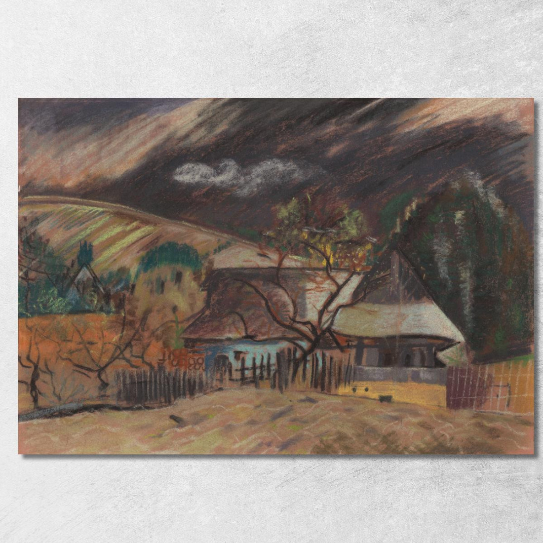 Casa Solitaria Arnold Peter Weisz-Kubínčan apw42 quadro stampato su tela