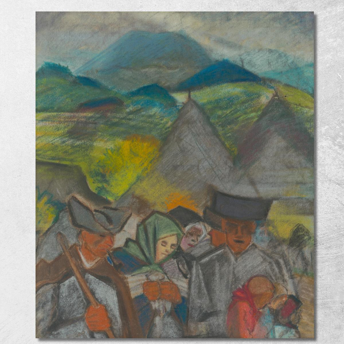Da Campo A Casa Arnold Peter Weisz-Kubínčan apw92 quadro stampato su tela