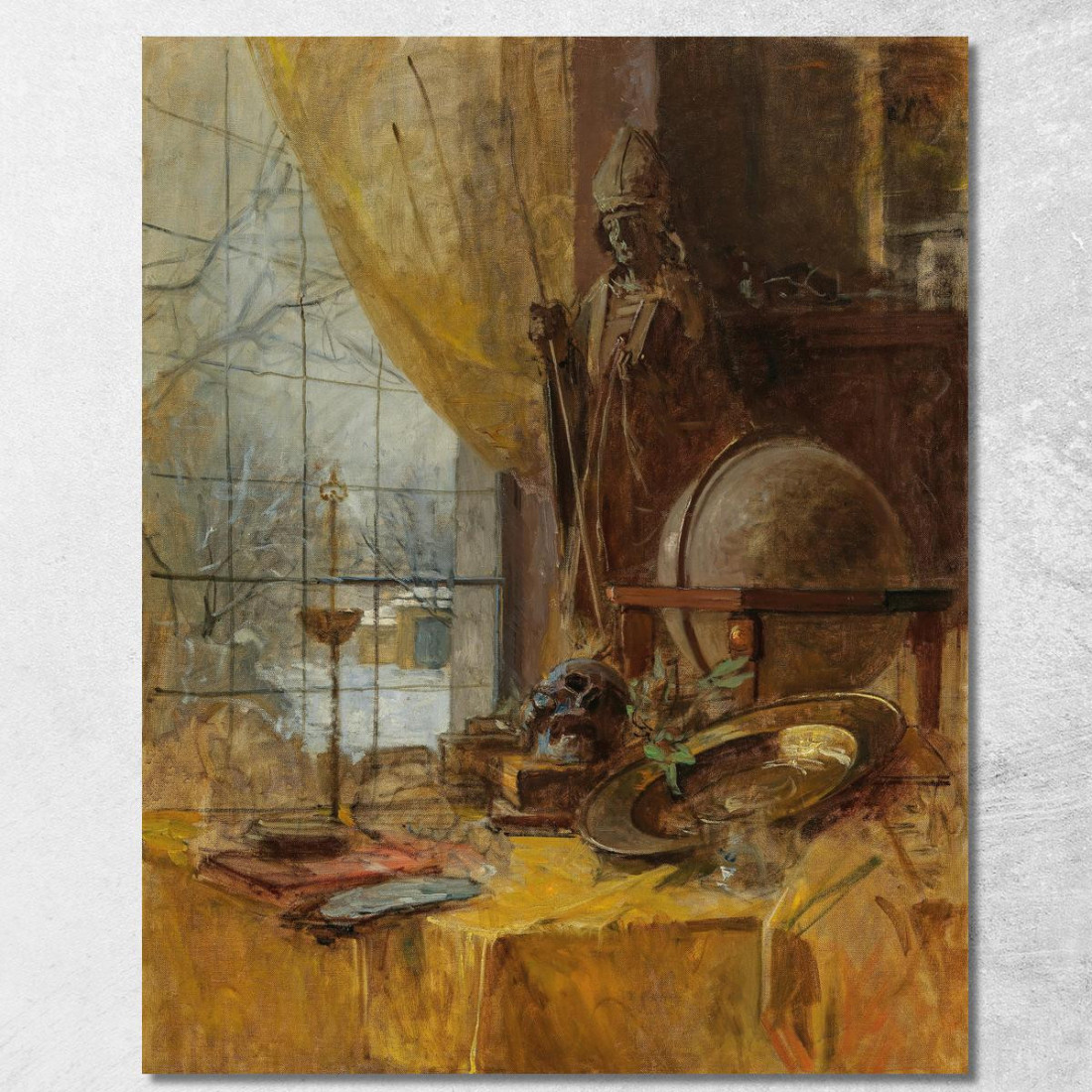 Vista Dell'Atelier Carl Moll cml5 quadro stampato su tela