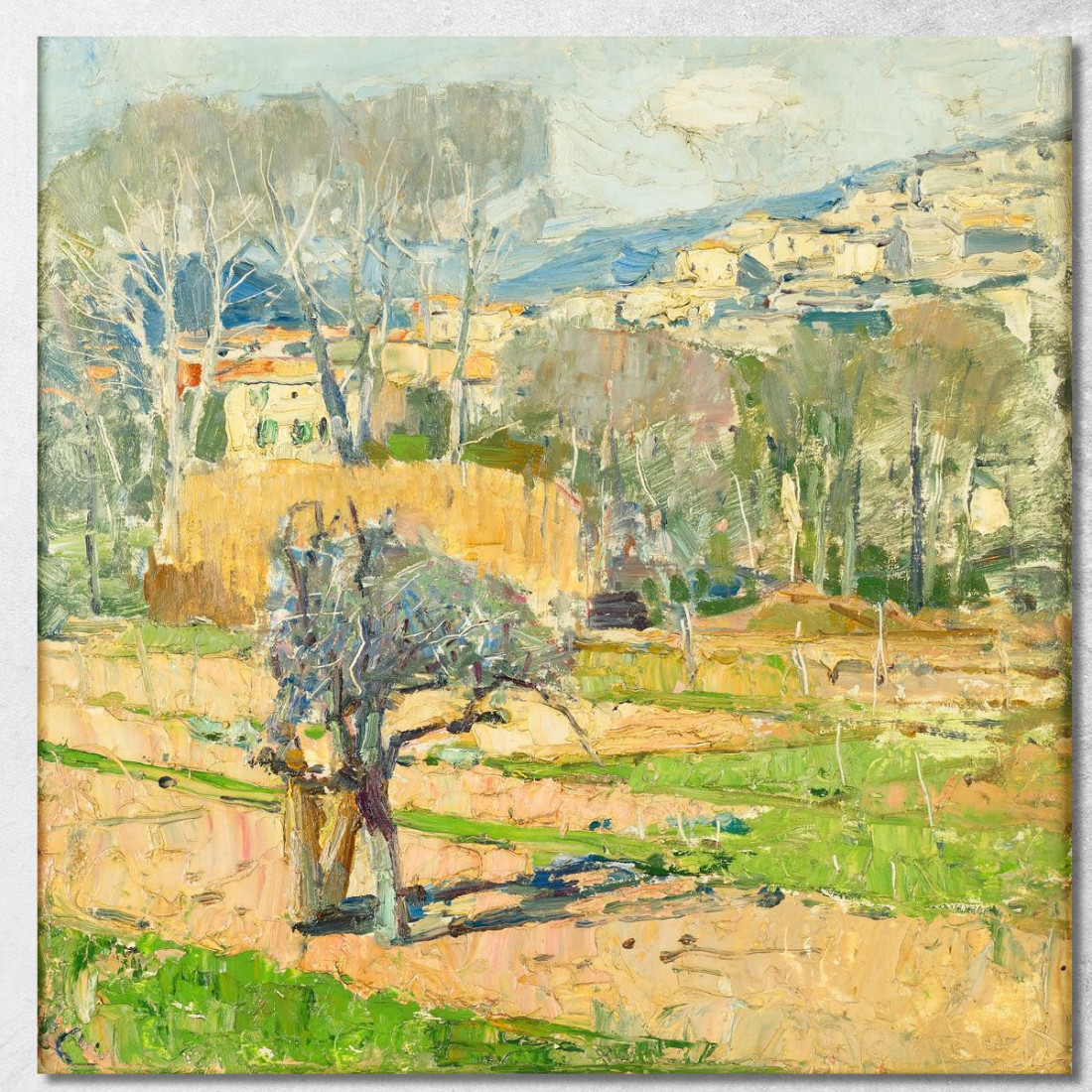 Cagnes Carl Moll cml16 quadro stampato su tela