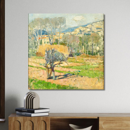 Cagnes Carl Moll cml16 quadro stampato su tela