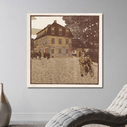 Grinzing Carl Moll cml25 quadro stampato su tela