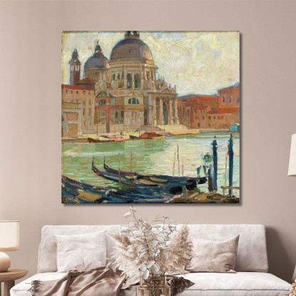Chiesa A Venezia Carl Moll cml30 quadro stampato su tela