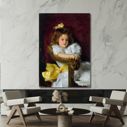 Ritratto Di Charlotte Cram John Singer Sargent jss225 quadro stampato su tela