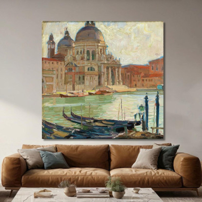 Chiesa A Venezia Carl Moll cml30 quadro stampato su tela