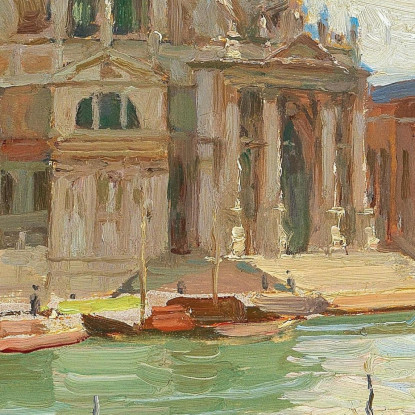 Chiesa A Venezia Carl Moll cml30 quadro stampato su tela