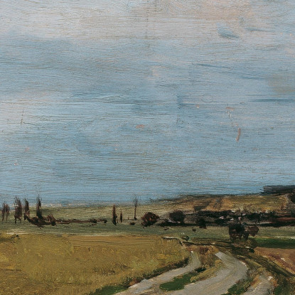 Studio Atmosferico Serale A Michelhausen Plankenberg Carl Moll cml45 quadro stampato su tela