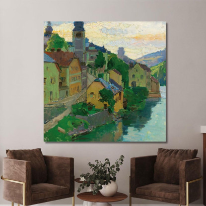 Waidhofen An Der Ybbs Carl Moll cml51 quadro stampato su tela