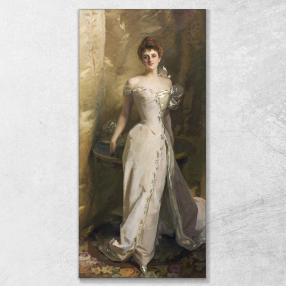Ritratto Di Lisa Colt Curtis John Singer Sargent jss235 quadro stampato su tela