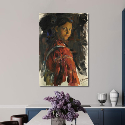 Bellezza Russa Filipp Malyavin fml13 quadro stampato su tela