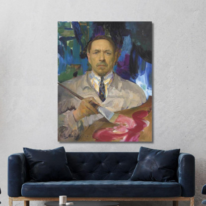 Autoritratto Filipp Malyavin fml15 quadro stampato su tela