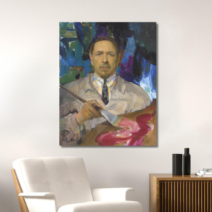 Autoritratto Filipp Malyavin fml15 quadro stampato su tela