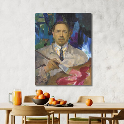 Autoritratto Filipp Malyavin fml15 quadro stampato su tela
