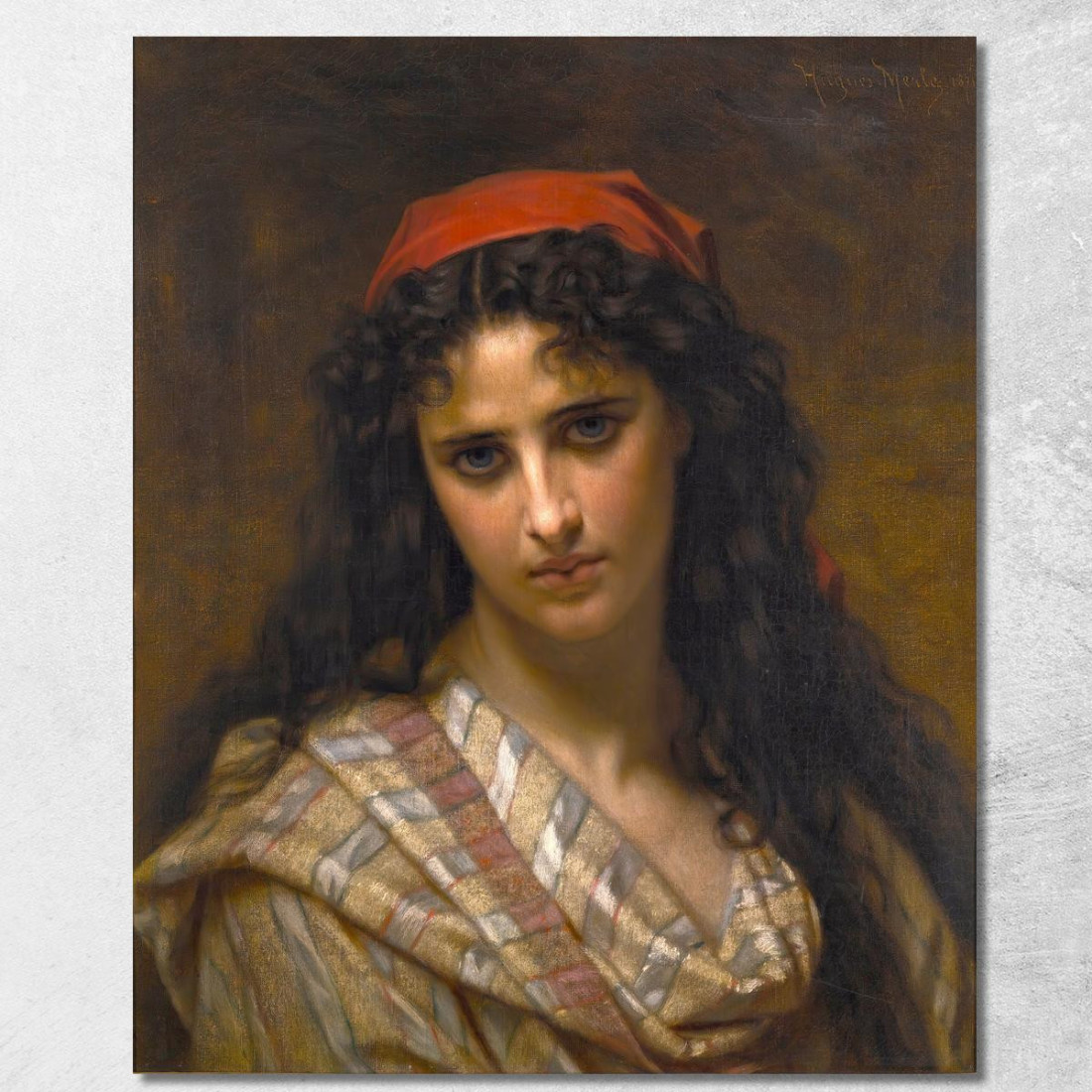 Una Rara Bellezza Hugues Merle hmr1 quadro stampato su tela
