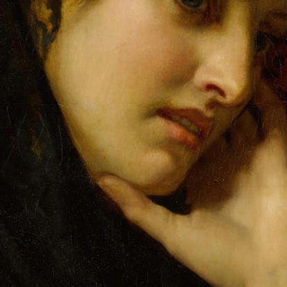 Una Bellezza Spagnola Hugues Merle hmr2 quadro stampato su tela