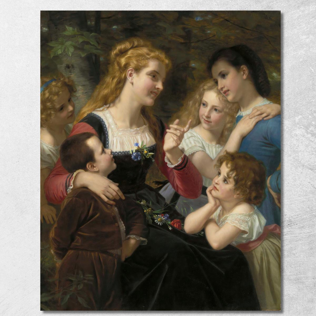 Racconti Infantili Hugues Merle hmr6 quadro stampato su tela