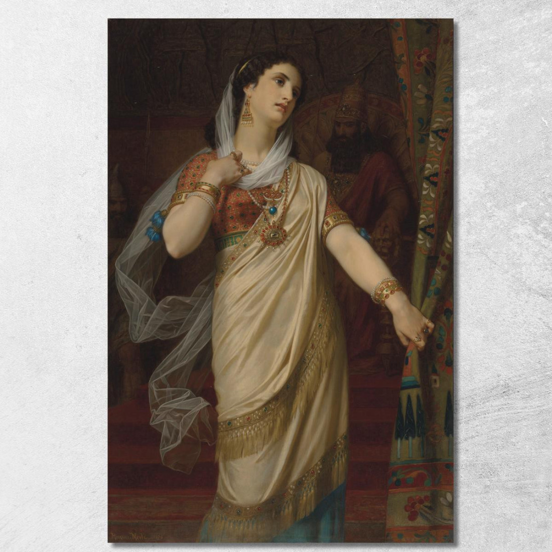 Ester Hugues Merle hmr8 quadro stampato su tela