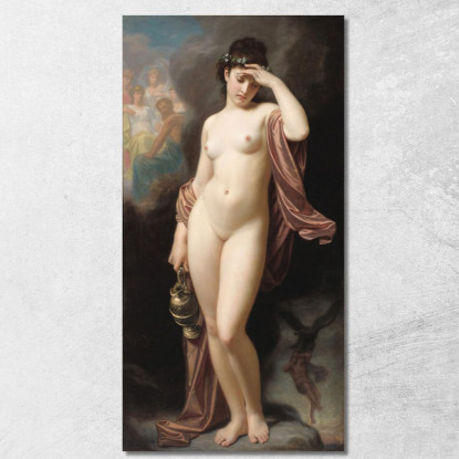 Ebe Dopo La Caduta Hugues Merle hmr10 quadro stampato su tela