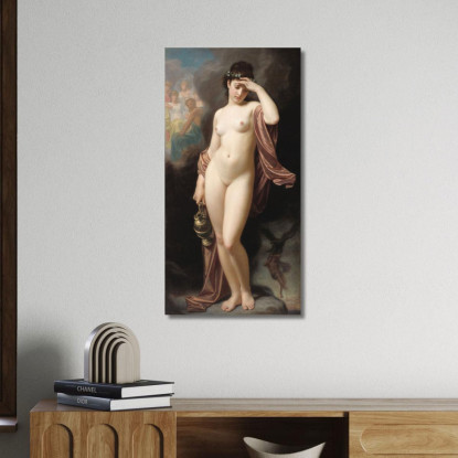 Ebe Dopo La Caduta Hugues Merle hmr10 quadro stampato su tela