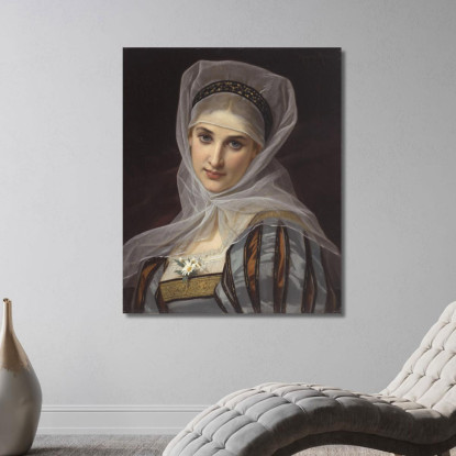 Margherita Hugues Merle hmr14 quadro stampato su tela