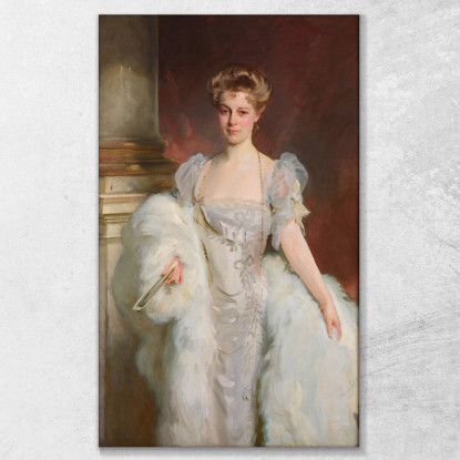 Ritratto Della Signora J.P. Morgan Jr. Nata Jane Norton Grew John Singer Sargent jss243 quadro stampato su tela