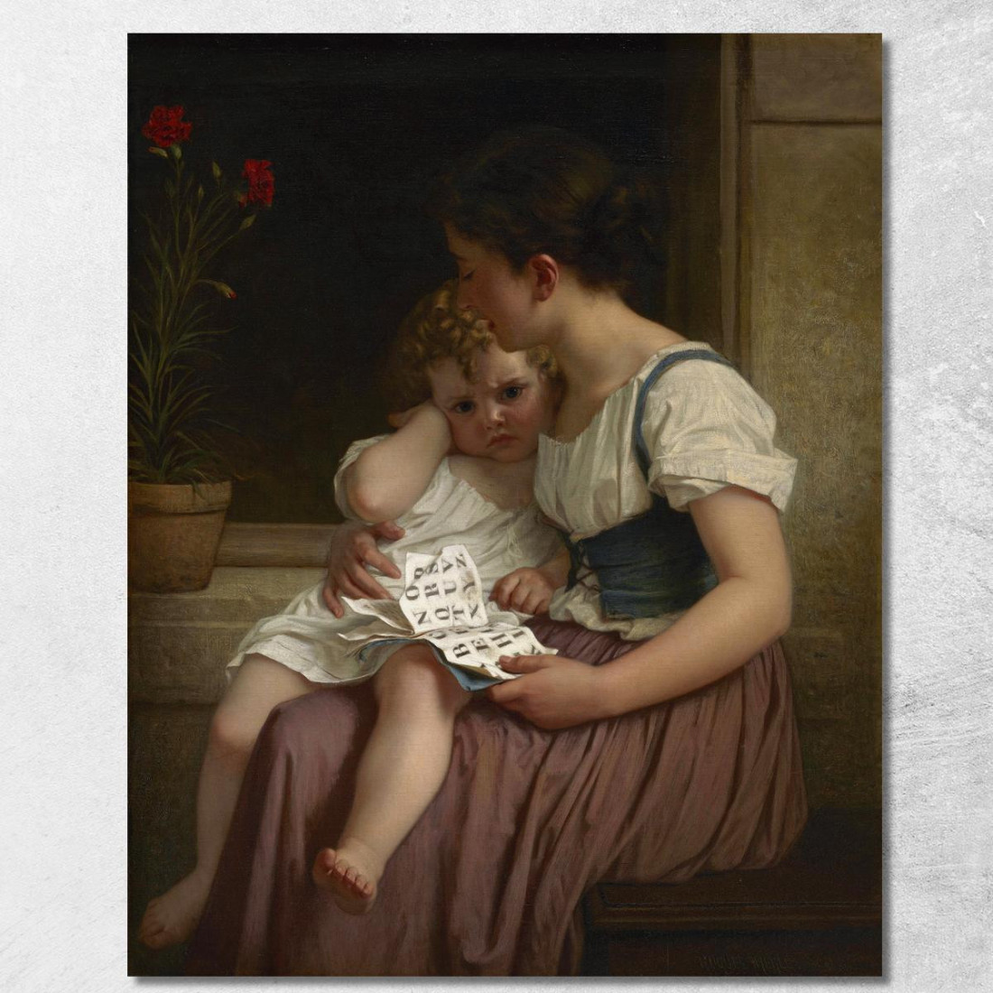Le Prime Spine Della Conoscenza Hugues Merle hmr24 quadro stampato su tela