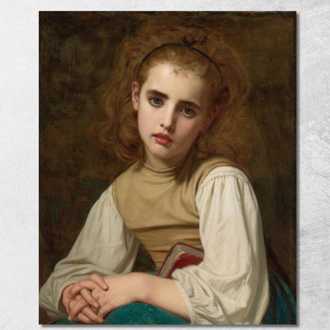 Giovane Bellezza Hugues Merle hmr30 quadro stampato su tela