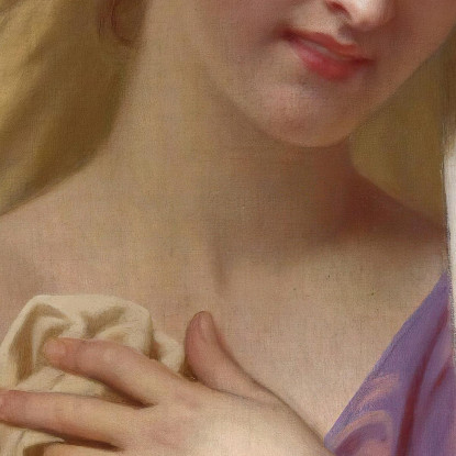 Giovane Ragazza Con Un Velo Hugues Merle hmr31 quadro stampato su tela