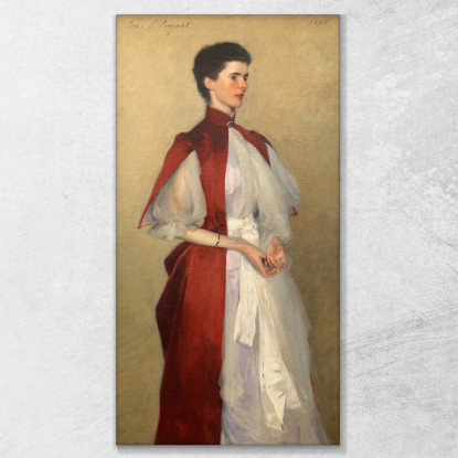Ritratto Della Signora Robert Harrison John Singer Sargent jss245 quadro stampato su tela
