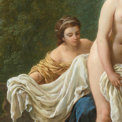 Davide E Betsabea Louis-Jean-François Lagrenée ljf8 quadro stampato su tela