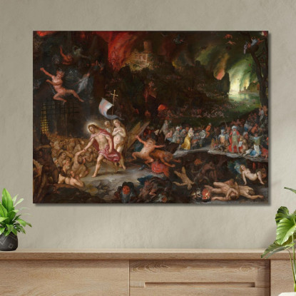La Discesa Di Cristo Nel Limbo Jan Brueghel The Elder jbe11 quadro stampato su tela