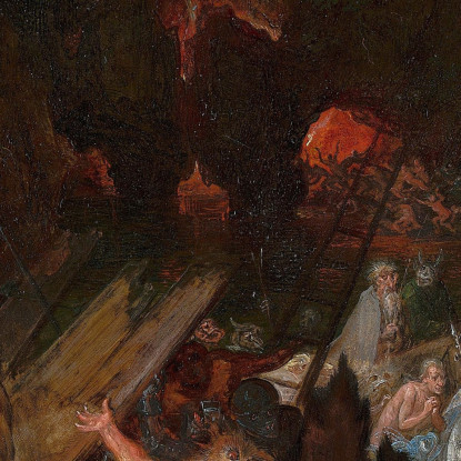 La Discesa Di Cristo Nel Limbo Jan Brueghel The Elder jbe11 quadro stampato su tela