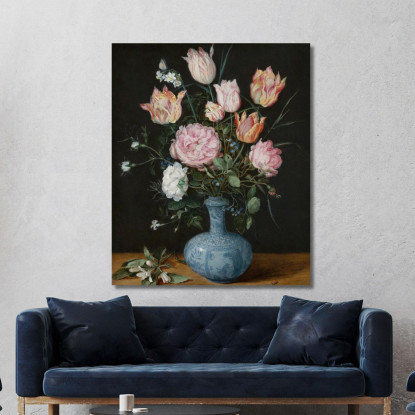 Fiori In Un Vaso Wan-Li Jan Brueghel The Elder jbe15 quadro stampato su tela