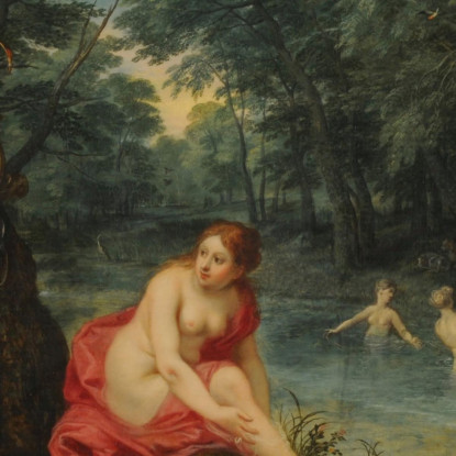 Ninfe Che Fanno Il Bagno Jan Brueghel The Elder jbe29 quadro stampato su tela