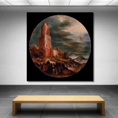 La Strada Per Il Golgota Jan Brueghel The Elder jbe35 quadro stampato su tela
