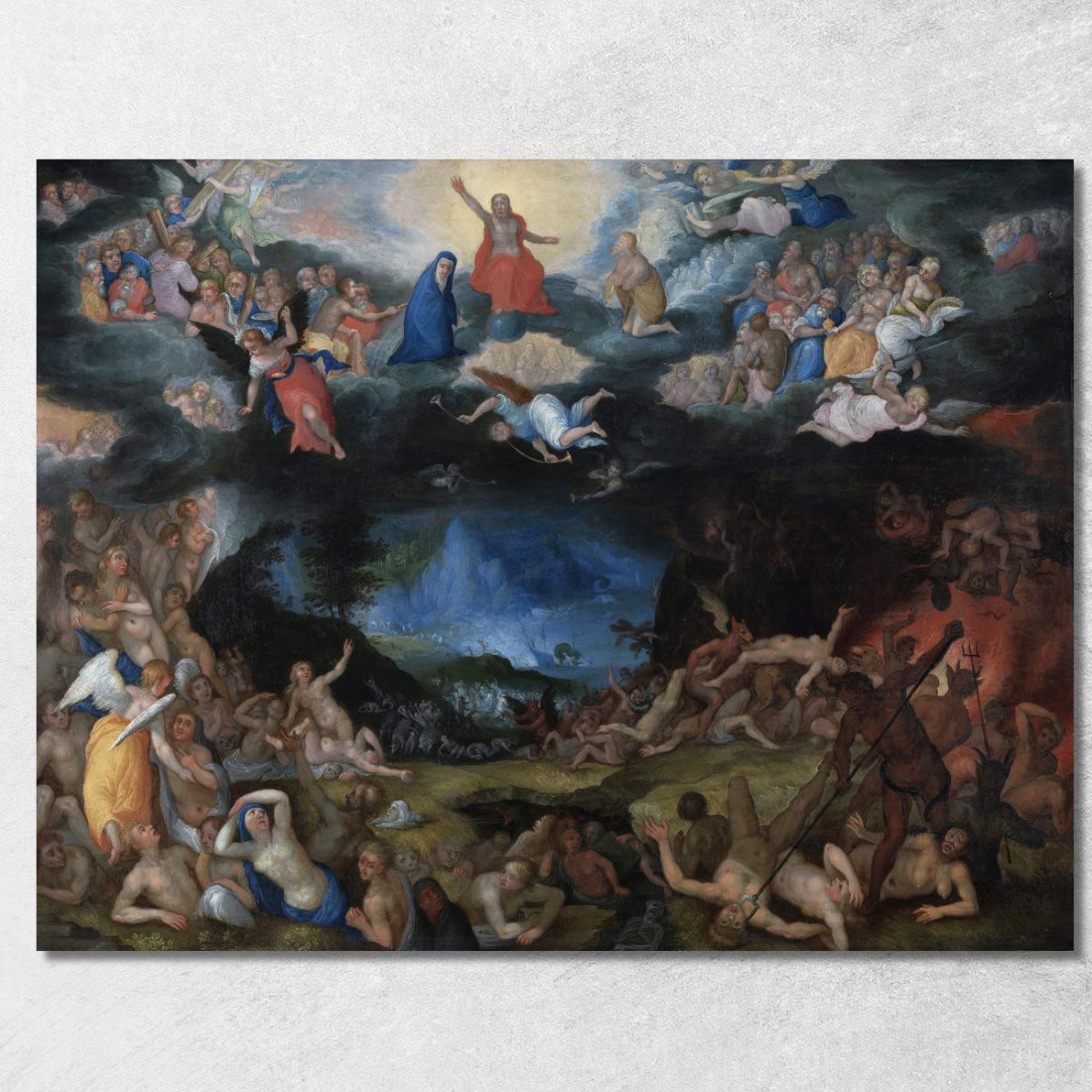 Il Giudizio Universale Jan Brueghel The Elder jbe38 quadro stampato su tela